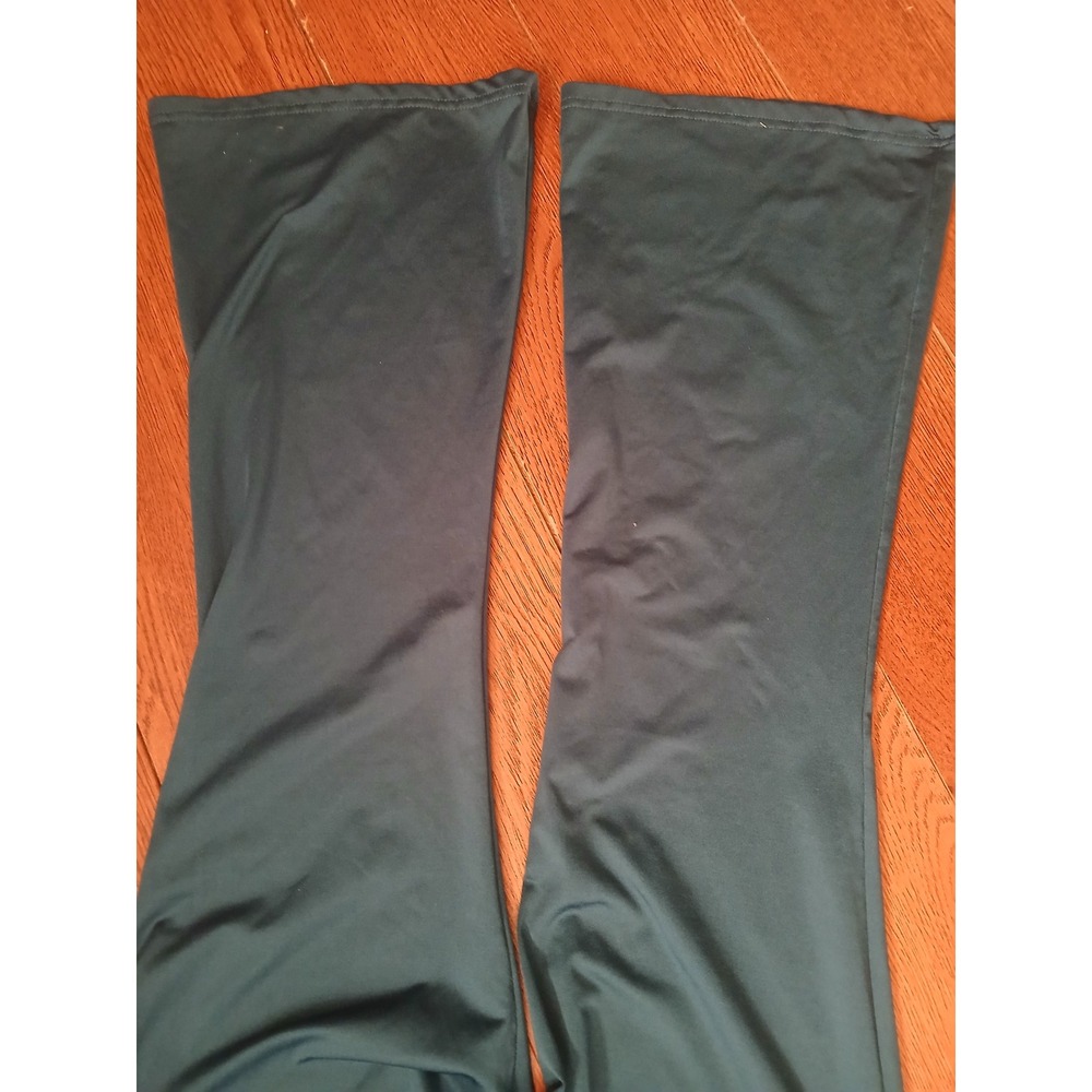 Blue Stretchy Flare Soft Leggings Large - Picture 7 of 9